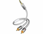In-akustik Premium Audio Kabel 3,5 mm Klinke ? Cinch 1,5 m