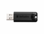 VERBATIM Flash Disk 128GB PinStripe USB 3.0, černá 100000189900