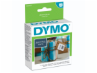 Dymo papírové štítky bílé  25mm x 25mm/D
