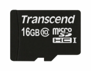 TRANSCEND MicroSDHC karta 16GB Class 10, bez adaptéru
