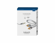 In-akustik Premium Audio Kabel 3,5 mm Klinke ? Cinch 1,5 m