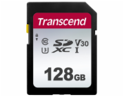 TRANSCEND SDXC karta 128GB 300S, UHS-I U3 V30 (R:100W:25 MB/s)