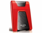 ADATA Externí HDD 1TB 2,5" USB 3.1 DashDrive Durable HD650, červený (gumový, nárazu odolný)