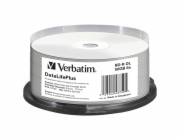 1x25 Verbatim BD-R Blu-Ray 50GB 6x Speed thermal printable CB