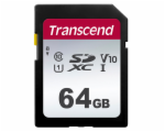 TRANSCEND SDXC karta 64GB 300S, UHS-I U3 V10 (R:100/W:25 MB/s)