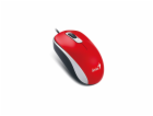 GENIUS myš DX-110, drátová, 1000 dpi, USB, červená