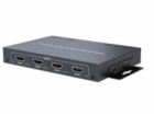 PREMIUMCORD HDMI 4 vstupy - 1 výstup, multi zobrazovací s...