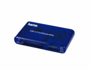 Čtečka karet Sandisk (Hama) 35v1, USB 2.0, modrá