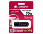Transcend JetFlash 700 16GB TS16GJF700 USB 3.0 flash disk, černý