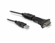 DeLOCK USB 2.0 adaptér, USB-A zástrčka > sériová RS-232 zástrčka