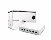 Digitus Konsolidierungs-Punkt Gehäuse, für 6x Keystone Module (weiß, Aufputzbox, 6-Port)