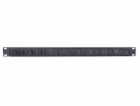 APC 1U CABLE PASS-THRU W/ BRUSH STRIP BLACK