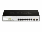 D-Link DGS-1210-10P 10-port Gigabit Smart+ PoE Switch, 8x...