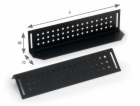 Nosné ližiny pro rack hl.600mm (L=380mm)-pár černé