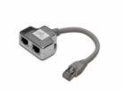 Digitus Adaptér pro patch kabel CAT 5e, 2x CAT 5e, stíněn...