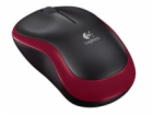 Logitech Wireless Mouse M185, red