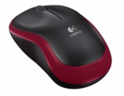 Logitech Wireless Mouse M185, red