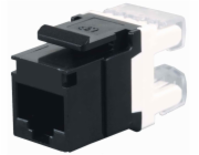 Solarix Keystone c5e UTP RJ45, černý, zařezávací