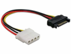 DeLOCK Napájecí adaptér 15pinový SATA > 4pinový 5,25" (12...