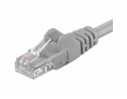 PREMIUMCORD Patch kabel UTP RJ45-RJ45 CAT5e 10m šedá