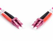 DIGITUS Fiber Optic Patch Cord, LC to LC, Multimode OM4 - 50/125 µ, Duplex Length 5m