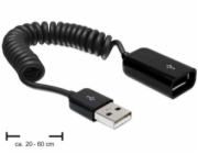 Delock kabel USB 2.0, prodlužovací, samec/samice, kroucený kabel