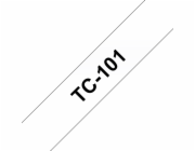 BROTHER TC101 Black On Clear Tape (12mm)