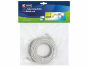Kabel EMOS RJ-45 M, RJ-45 M, 10m, šedý S9126