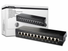 DIGITUS Desktop CAT 6A Patch Panel, stíněný třídy EA, 12 ...