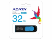 ADATA Flash Disk 32GB UV128, USB 3.1 Dash Drive (R:40/W:25 MB/s) černá/modrá