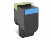 Lexmark 702H Cyan High Yield Return Program Toner Cartridge - 3 000 stran