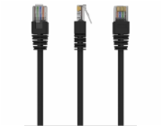 GEMBIRD kabel patchcord Cat5e UTP 0,5m, černý