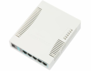 MikroTik RouterBOARD RB260GS (CSS106-5G-1S), Taifatech TF470 CPU, výkonný nastavitelný switch, 5x LAN, 1xSFP slot