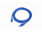Gembird kábel USB 3.0 (AM) na Micro-USB (BM), 3 m, modrý