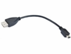 GEMBIRD Kabel USB 2.0 A-Mini B OTG 15cm (F/M, pro tablety...