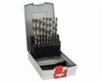 Bosch sada vrtaku do kovu HSS-G s boxem 19-dilna 1,0-10,0 mm