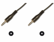 Digitus Audio-Anschlusskabel 3,5mm Klinke (schwarz, 2,5 Meter)