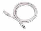 GEMBIRD kabel patchcord Cat5e stíněný FTP 15m, šedý
