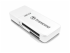 TRANSCEND Card Reader F5, USB 3.0, White