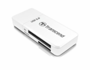 TRANSCEND Card Reader F5, USB 3.0, White