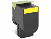 LEXMARK Yellow toner 802SY pro CX310/410/510 z programu Lexmark Return (2 000 stran)