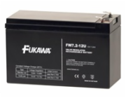 Baterie - FUKAWA FW 7,2-12 F2U (12V/7,2 Ah - Faston 250), konektor - 6.3mm, životnost 5let