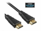 PREMIUMCORD Kabel HDMI - HDMI 0,5m (v1.4, 3D, zlacené kon...