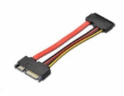 PREMIUMCORD Kabel SATA + napájení prodlužovací k HDD, 15cm