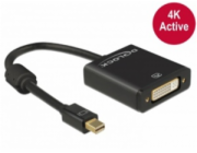 DeLOCK mini Displayport 1.2 samec > DVI samice 4K aktivní, adaptér