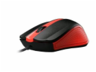 C-TECH WM-01R myš, červená, USB