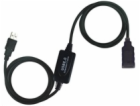 PREMIUMCORD USB 2.0 repeater a prodlužovací kabel A/M-A/F...