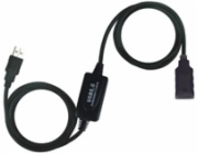 PREMIUMCORD USB 2.0 repeater a prodlužovací kabel A/M-A/F 10m