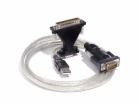 PREMIUMCORD Kabel adaptér USB - sériový port (COM, RS232,...