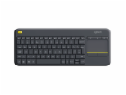 Logitech Wireless Keyboard Touch Unifying K400 Plus, CZ